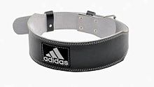 Пояс тяжелоатлетический Adidas ADGB-12235 (кожа, размер L/XL)
