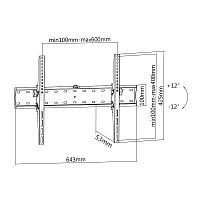 Кронштейн для телевизора Benatek Plasma-2B (SLIM)