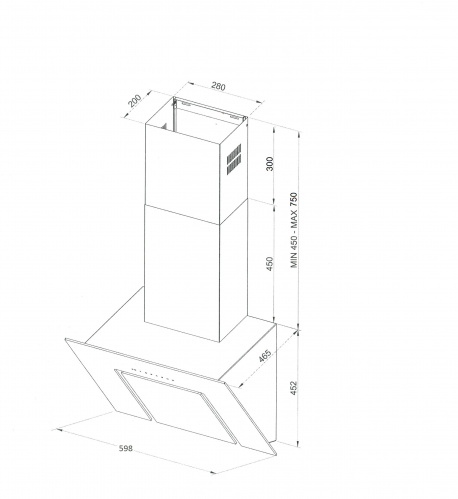 Каминная вытяжка Kuppersberg F 660 фото 4