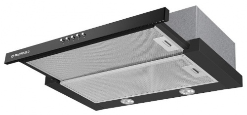 Встраиваемая вытяжка Maunfeld VSH 60 black фото 4