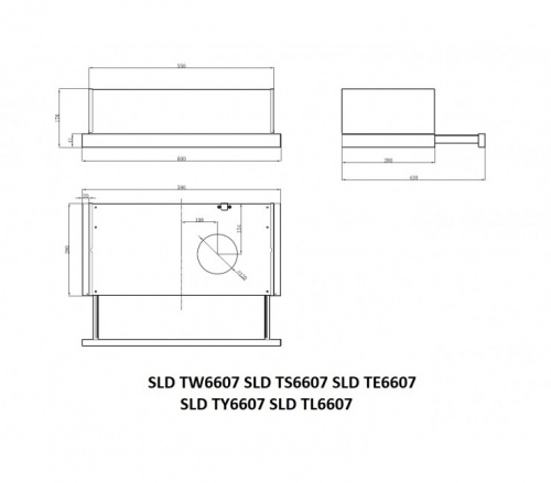 Встраиваемая вытяжка Schaub Lorenz SLD TS6607 фото 3