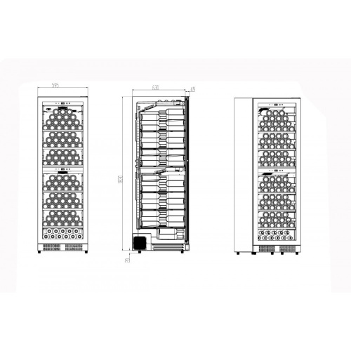 Винный шкаф Caso WineChef Pro 180 фото 4