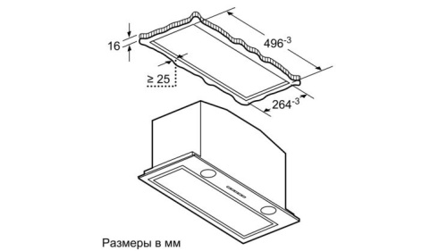 Встраиваемая вытяжка Neff D55ML66N1 фото 3