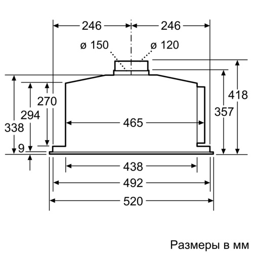 Встраиваемая вытяжка Neff D55ML66N1 фото 7