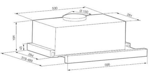 Встраиваемая вытяжка Graude DHF 60.0 W фото 3