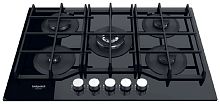 Встраиваемая газовая варочная панель Hotpoint-Ariston HAGS 72F/BK