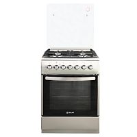 Комбинированная плита DeLuxe 606040.00гэ-005(кр) ЧР нержавеющая сталь