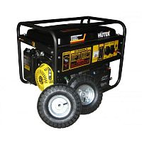 Электрогенератор Huter DY6500LX с колесами и аккумулятором
