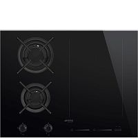 Встраиваемая комбинированная варочная панель Smeg PM6621WLDX