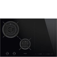 Встраиваемая комбинированная варочная панель Smeg PM6721WLDX