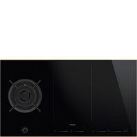 Встраиваемая комбинированная варочная панель Smeg PM6912WLDR