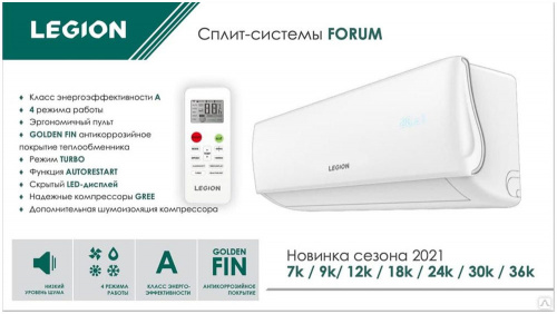 Сплит-система Legion LE-F18RH фото 6