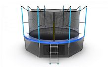 Батут Evo Jump Internal 12ft Blue Lowernet + сетка