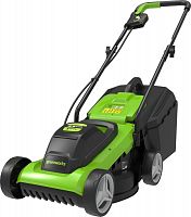 Газонокосилка аккумуляторная Greenworks G24LM33K2 (2509607)