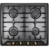 Встраиваемая газовая варочная панель ZorG BP5 FD rustical/black (EMY)