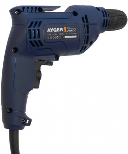 Дрель сетевая Ayger AD600 фото 4