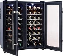 Винный шкаф Cavanova CV048-2T черный