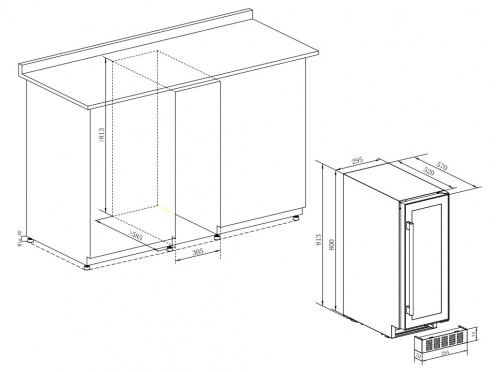 Винный шкаф Temptech STX30DS фото 7