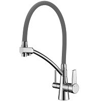 Смеситель для кухни Lemark Comfort LM3071C gray