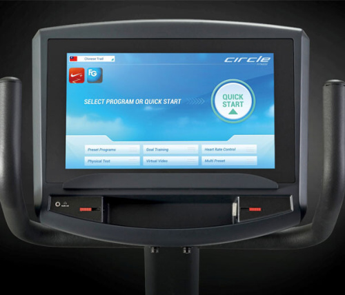 Велотренажер Circle Fitness R8 E Plus черный фото 3