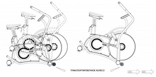 Велотренажер Sportop CB700 фото 4