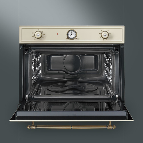 Встраиваемая микроволновая печь Smeg SF4750MPO фото 7