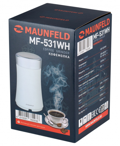 Кофемолка Maunfeld MF-531WH фото 9