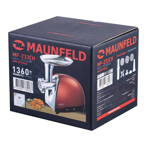 Мясорубка Maunfeld MF-233CH фото 12