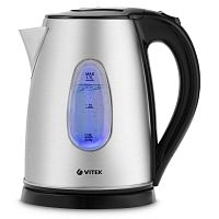 Чайник электрический Vitek VT-7052 1,7л 2200Вт, нерж.ст.