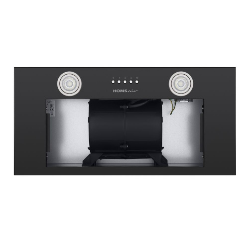 Встраиваемая вытяжка HOMSair Camelia Power 60 черный фото 6