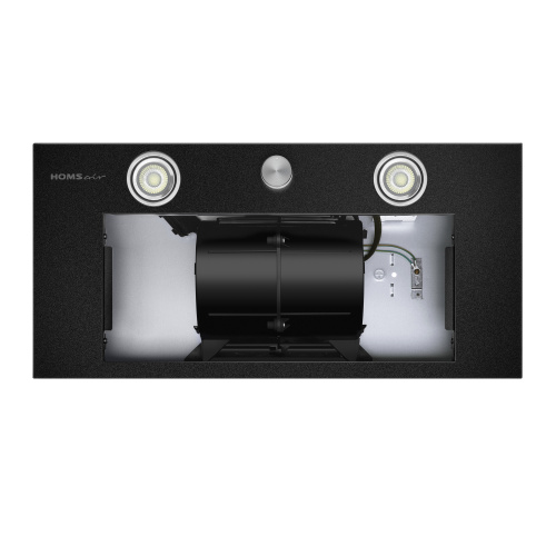 Встраиваемая вытяжка HOMSair Camelia Power 60RD черный фото 5