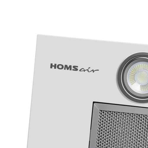 Встраиваемая вытяжка HOMSair Camelia Power 60RD белый фото 8