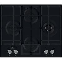 Встраиваемая газовая варочная панель Hotpoint-Ariston HAGS 62F/BK