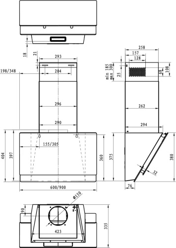 Каминная вытяжка Gorenje WHI649X21P фото 12