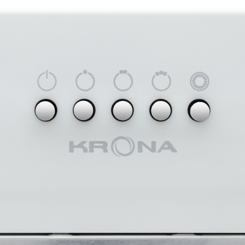 Встраиваемая вытяжка Krona Luisa 600 White PB фото 5