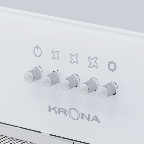 Встраиваемая вытяжка Krona Sintia 600 White PB фото 5