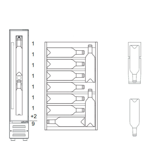 Винный шкаф Dunavox DAUF-9.22SS фото 4