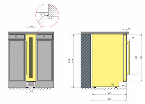 Винный шкаф Meyvel MV19-KWT1 фото 7