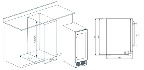 Винный шкаф Meyvel MV28-KBT2 фото 7