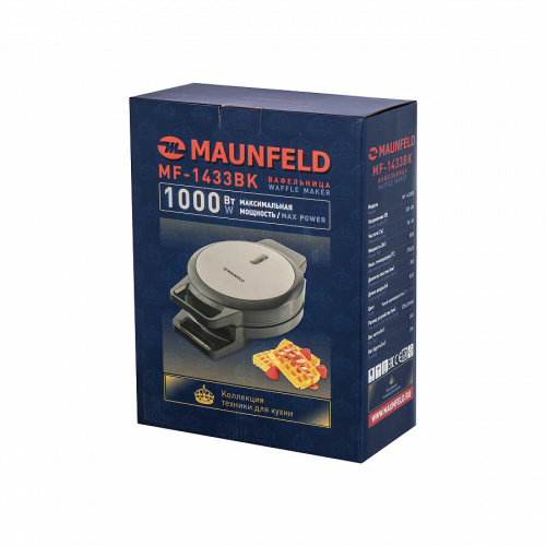 Вафельница Maunfeld MF-1433BK фото 10