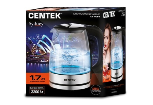 Чайник электрический Centek CT-0058 фото 3