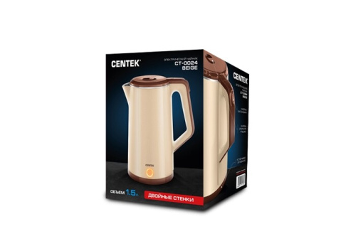 Чайник электрический Centek CT-0024 beige фото 3