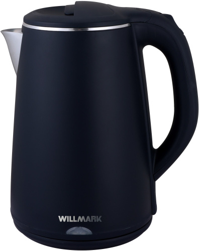 Чайник электрический Willmark WEK-2002PS черный фото 2