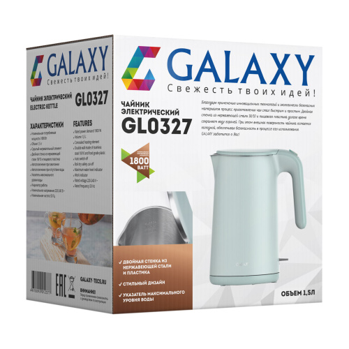 Чайник электрический Galaxy GL 0327 голубой фото 6