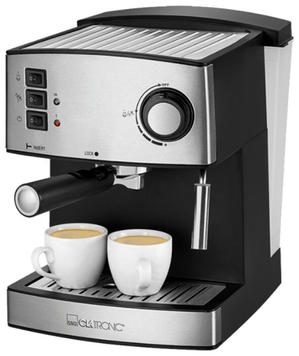 Кофемашина Clatronic ES 3643 schwarz-inox фото 2