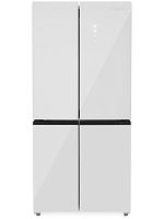 Холодильник Zugel ZRCD430W белое стекло