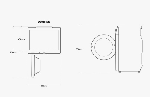 Стиральная машина Samsung WW70A6S28AN фото 12