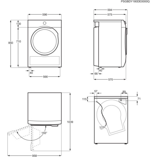 Сушильная машина Electrolux EW6CR527P фото 3