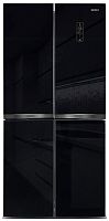 Холодильник Ginzzu NFI-4414 черное стекло