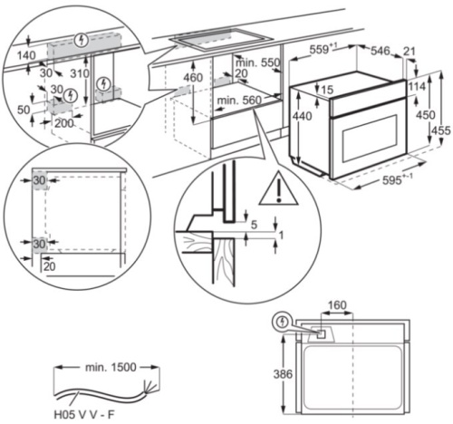 Встраиваемый электрический духовой шкаф Electrolux KVLAE 00WT фото 5